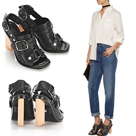 A L E X A N D E R W A N G : “Edda” Heeled Sandal - Picture 2 of 8